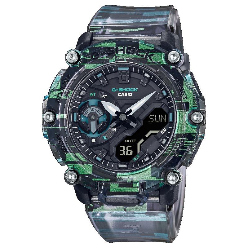 

Casio G-SHOCK Men s Resin 200M Water Resistant Digital Shock Resistant Quartz Watch GA-2200NN-1A чёрный