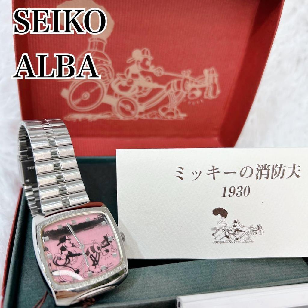 Used New Unused SEIKO ALBA Mickey Fireman 1930 Limited Edition ACBS471
