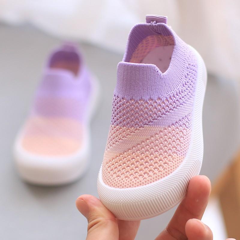 Baby Sneakers Spring Autumn Toddler Slip-on Shoes Soft Breathable Baby Boy Girl Shoes Lightweight Little Kids Casual Sport Shoes