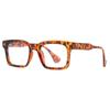 Oversized Square Glasses Anti Blue Light Glasses Large Frame Myopia Glasses Flat Light Glasses Transparent Eyeglasses