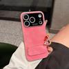 Neue Vollkamera-Schutz-Flanell-Handyhülle für iPhone 17 Pro Max 16 15 14 13 Mit Make-up-Spiegelhalter Stoßfest Weiche Hülle