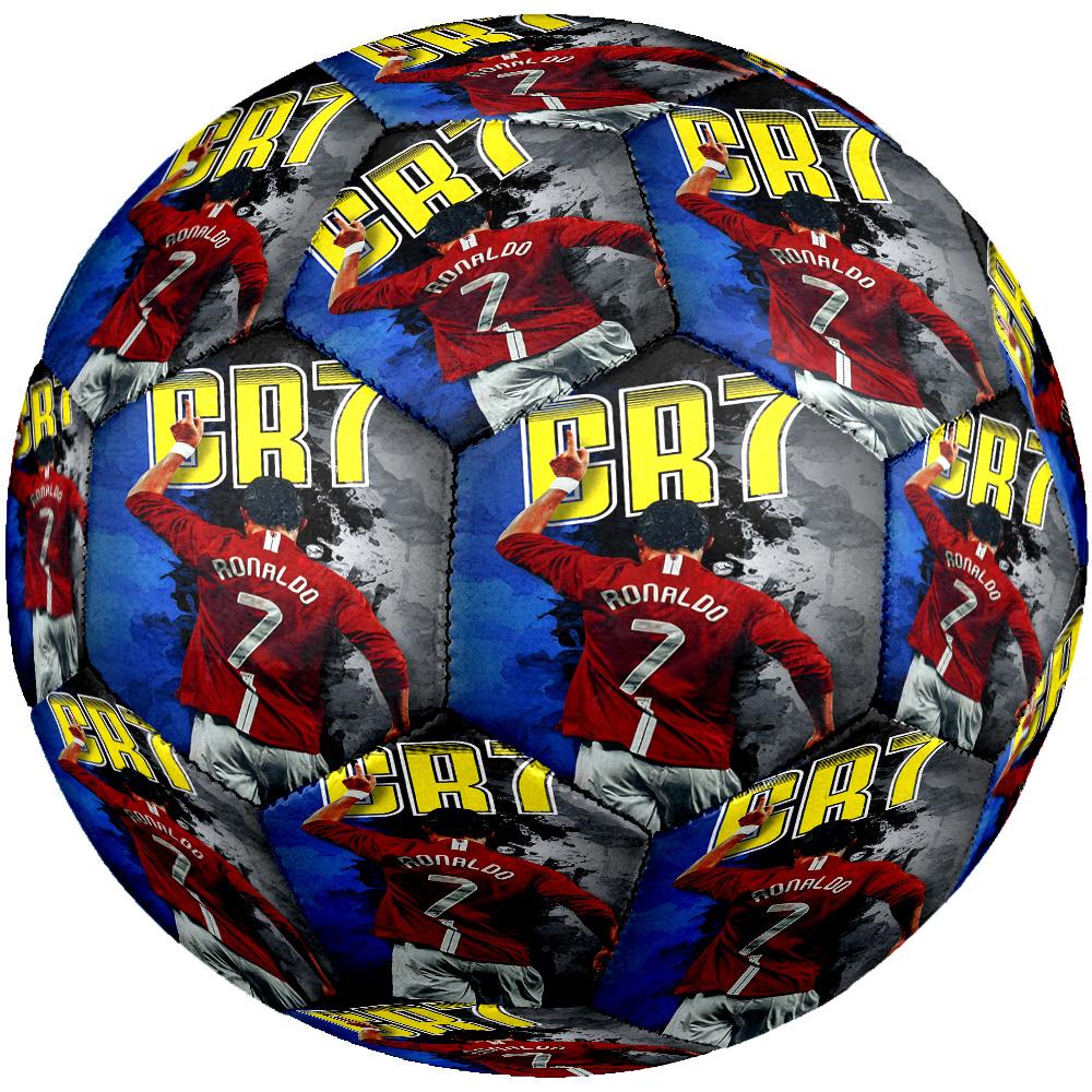 Portuguese Football Legend Cr7 Size 5 Soccer Football Machine-Stitched Indoor/Outdoor Training and Matches Perfect Commemorative Gift for Soccer Lover