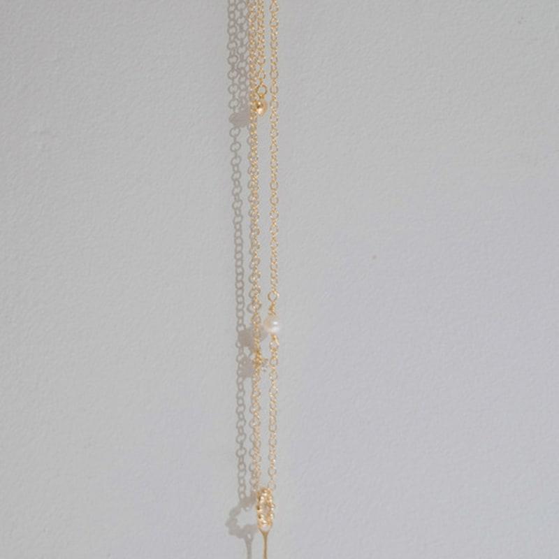 moon light stone Daisy_necklace_chain ver.