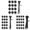 New Heavy Duty Zip Tie Mount Kit Self-Locking Multipurpose Zip Tie Holders Nylon Buckle Nylon Zip Ties Car Daily Repair
