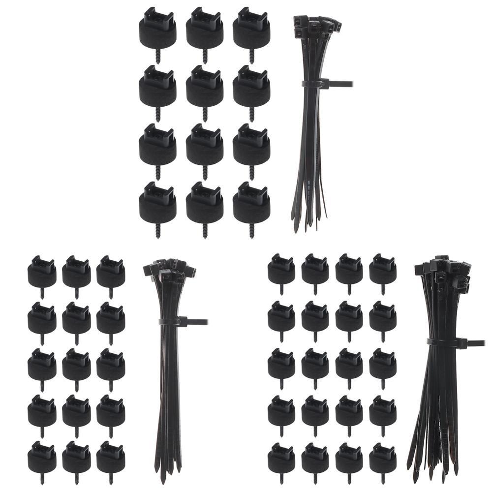 New Heavy Duty Zip Tie Mount Kit Self-Locking Multipurpose Zip Tie Holders Nylon Buckle Nylon Zip Ties Car Daily Repair