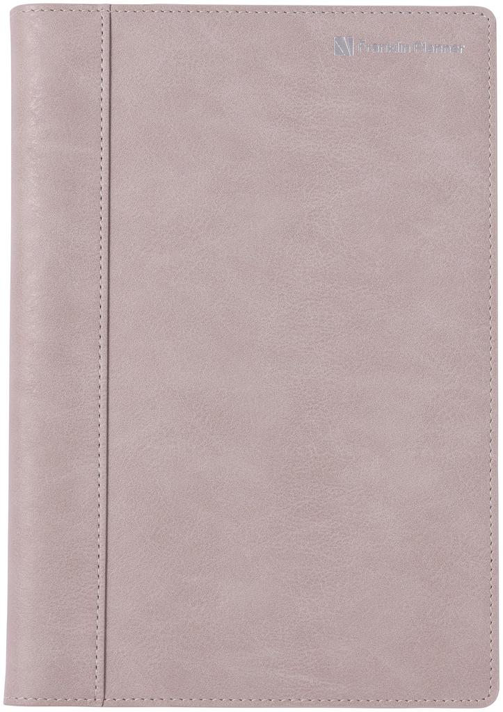 Franklin Planner Organizer, One Page Per Day, Starting April 2026, A5, Greige, PU 86770