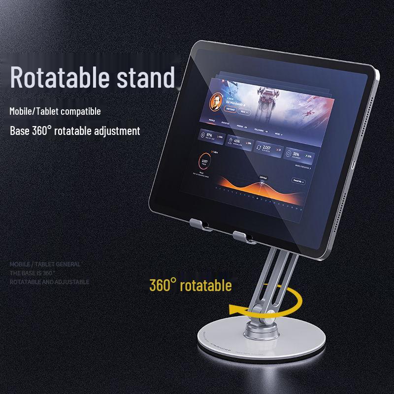 2025 Adjustable Aluminum Desktop Stand for Tablets and Phones
