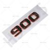 Carbon Fiber Car Stickers 700 800 900 Car Rear Trunk Emblem Badge Car Styling For Brabus Tailgate Decal Sticker Accessories