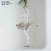 Modern Acrylic Christmas Tree Ornaments Bells Pumpkin Carriage Carousel Ballerina Minimalist Luxury Decor