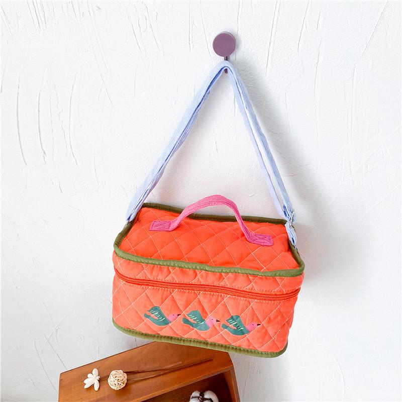 Trendy Kids Quilted Handbag Adorable Multi-functional Shoulder Bag For Toddlers