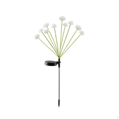 Solar Mushroom Lights Waterproof Light Easy Installation LED Pathway Stake for