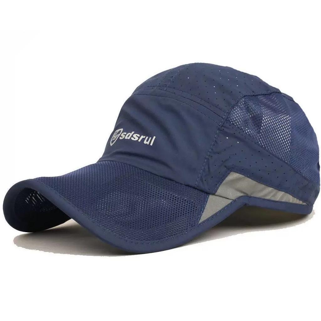 Men's hat spring and summer thin mesh breathable cap cool hat men's casual baseball cap sunscreen visor