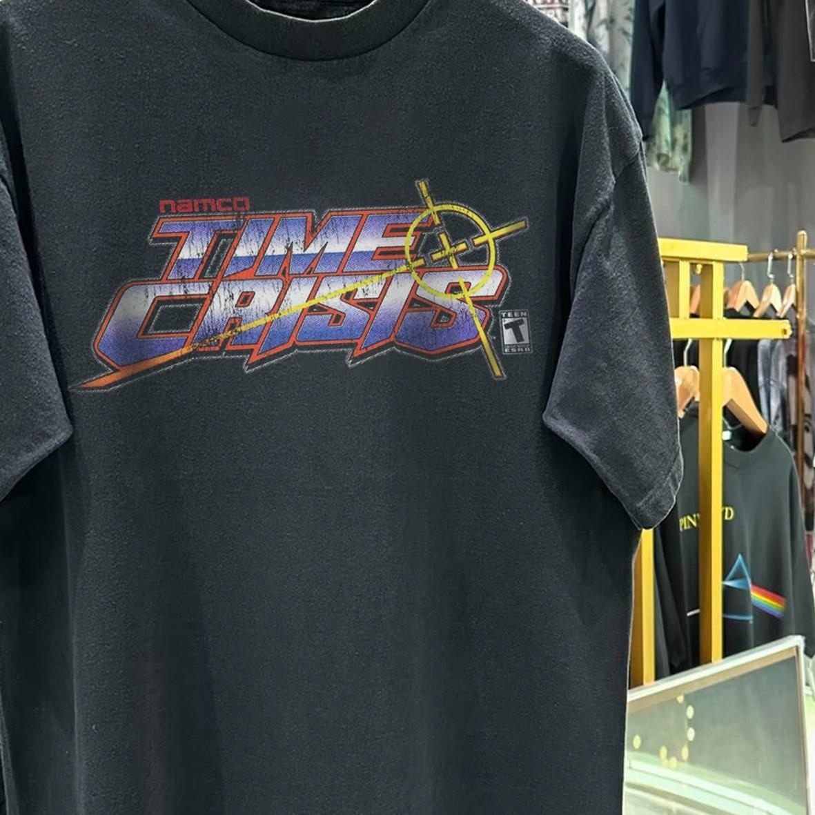 1995 Time Crisis Promo T-Shirt Black XXL S