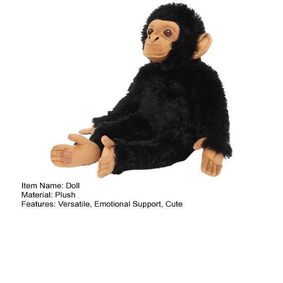 Punch Monkey Plush 20 Inch Soft Stuffed Animal Pillow Emotional Support Zoo Animal Plush Companion for Kids Adults Stress Relief