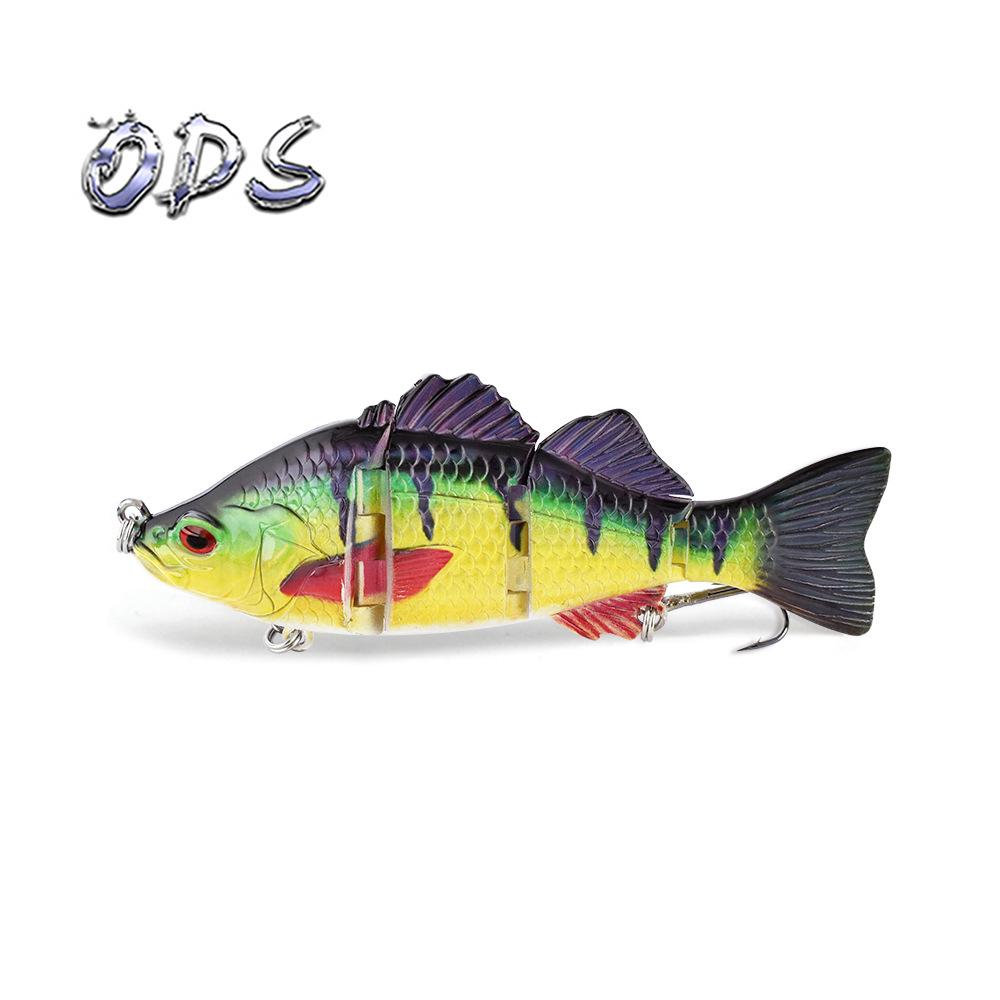 Luya Bait Multi-Section Fish 140Mm/43G Plastic 4-Section Bait Sea Fishing Luya Simulation Bait Hard Bait