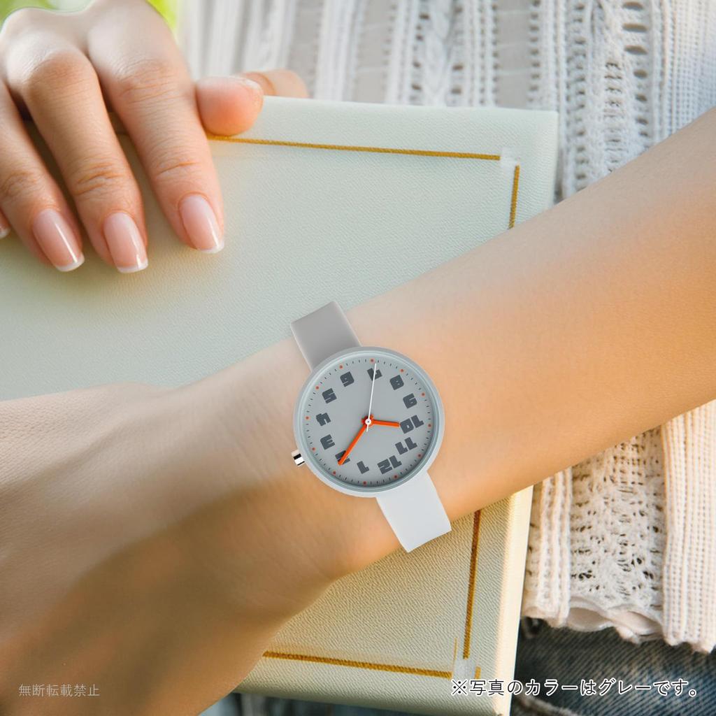 FIELD WORK Corlo Analog Silicone Belt Casual Style Simple Cute Casual Daily Use Beige YM133-2 BE