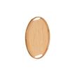 ZISIZ Oval Bamboo Serving Tray