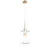 2024 New Living Room LED Ceiling Light Glass Flower Ceiling Light Nordic Room Decoration Bright Colors Bedroom Crystal Light