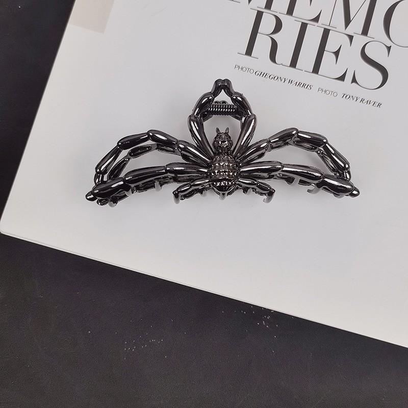 New Spider Web Metal Hair Crab Alloy Halloween Hair Claw Clips Hairgrip Hairpin Barrette Clamps Party Hair Accessories