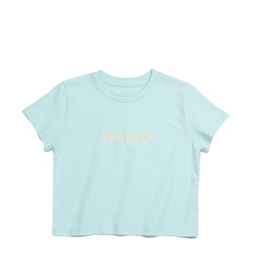 Anowick Anw Gradation Logo Crop T Light Blue/M/Free