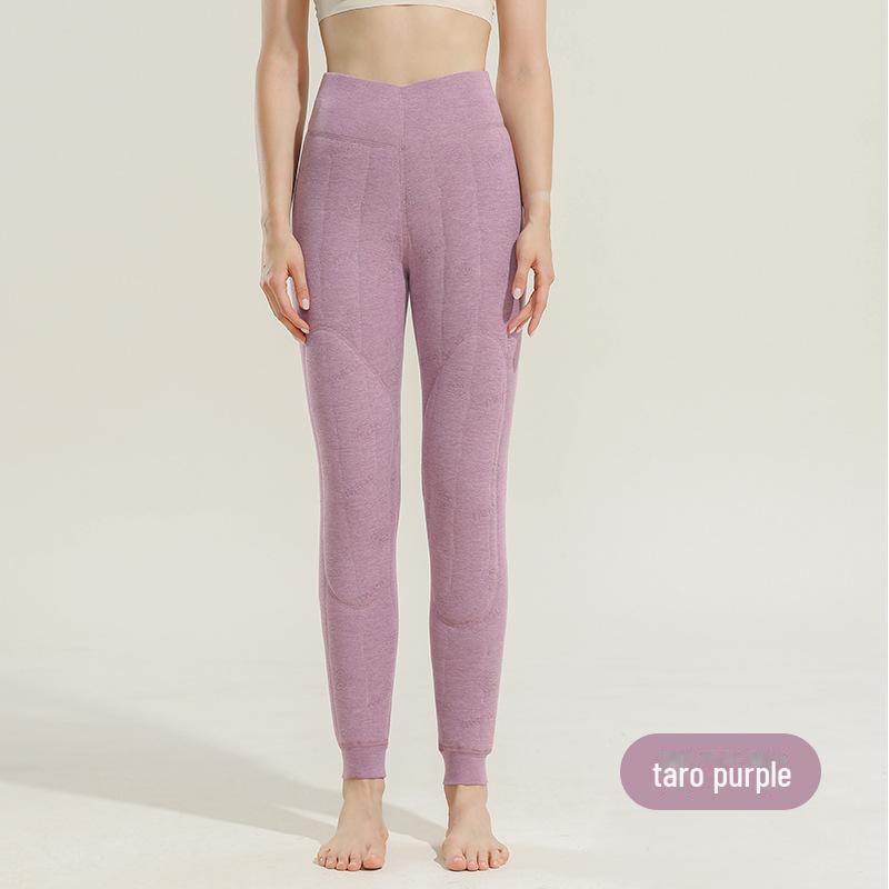 Women's 100% Wool Quilted Warm Pants, Plus Velvet, Thickened for -20°C Winter, Ideal for Knee and Waist in Northeast China.