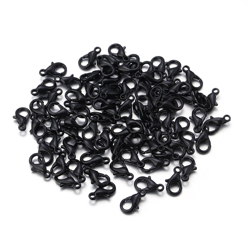 High Quality Metal Gold Silver Plated Lobster Clasps for Jewelry Making DIY Bracelets Necklaces Hooks Chain Closure Accessories