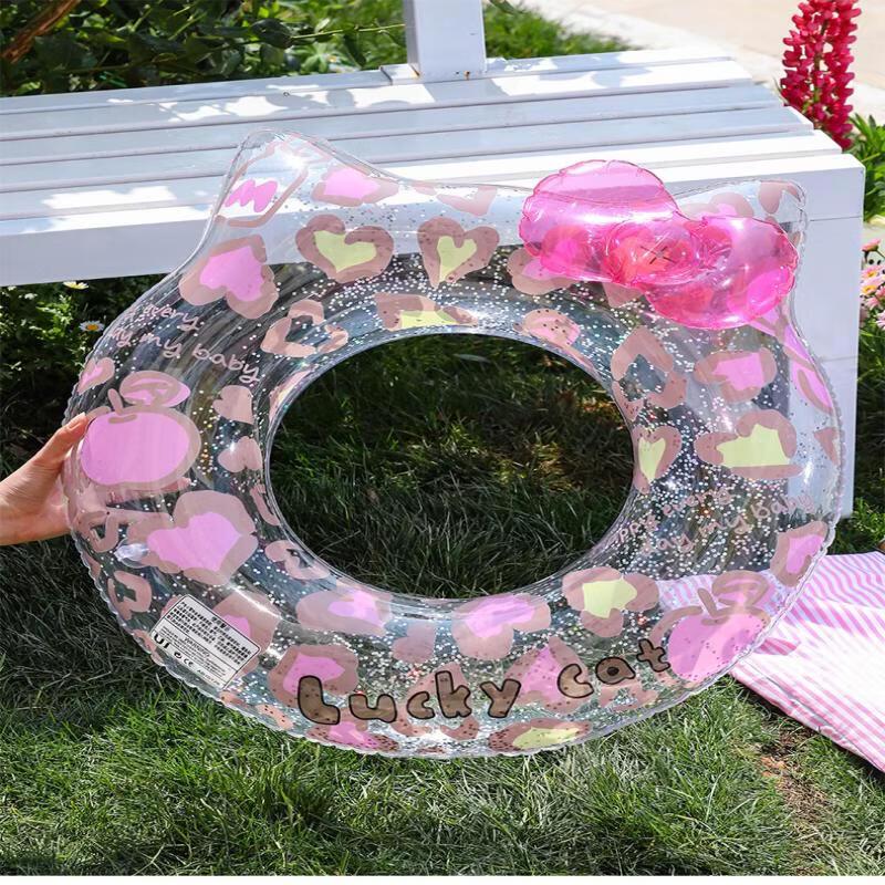 Cartoon Kids Swimming Ring with Handles