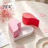 Necklace Earring Desktop Organizer Heart Shape Storage Box, 3D Printed Detachable Dual Compartment Jewelry Organizer, Decorative Wedding Anniversary