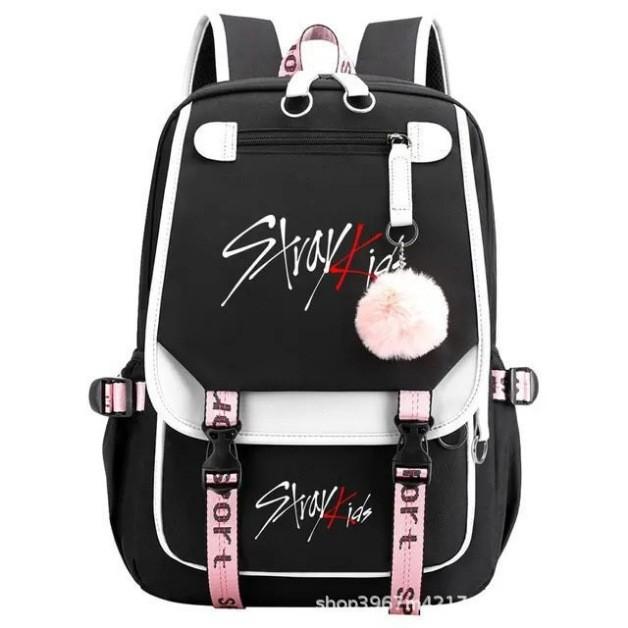Stray Kids Travel Backpack With Usb Charging Port For School And Commuting