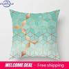 45X45Cm Light Blue Green Mint Cushion Cover Modern Geometric Print Boho Decorative Pillow Sofa Throw