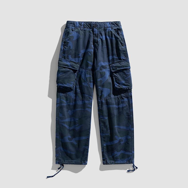 Camouflage fashion simple versatile overalls trousers casual trousers men's summer new personalized style