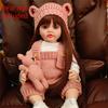 All-pink 55cm Full Silicone Baby Doll Soft And Flexible With Lifelike Features