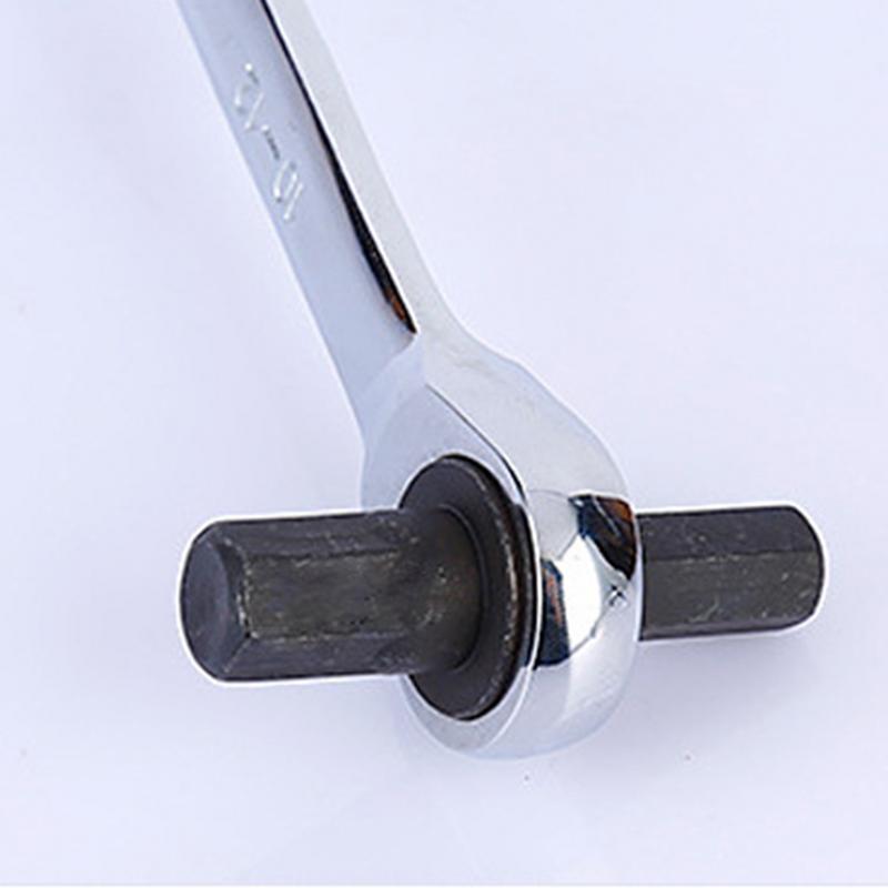 Twin Ended Ratchet Wrench Hardware Tools With Ergonomic Handle Socket Wrenches Effective Strong And Stable Ratchet For Machinery