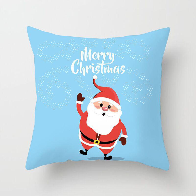 New Santa Claus Snowman Pillow Case Festive Home Decoration Pillow Cushion Case