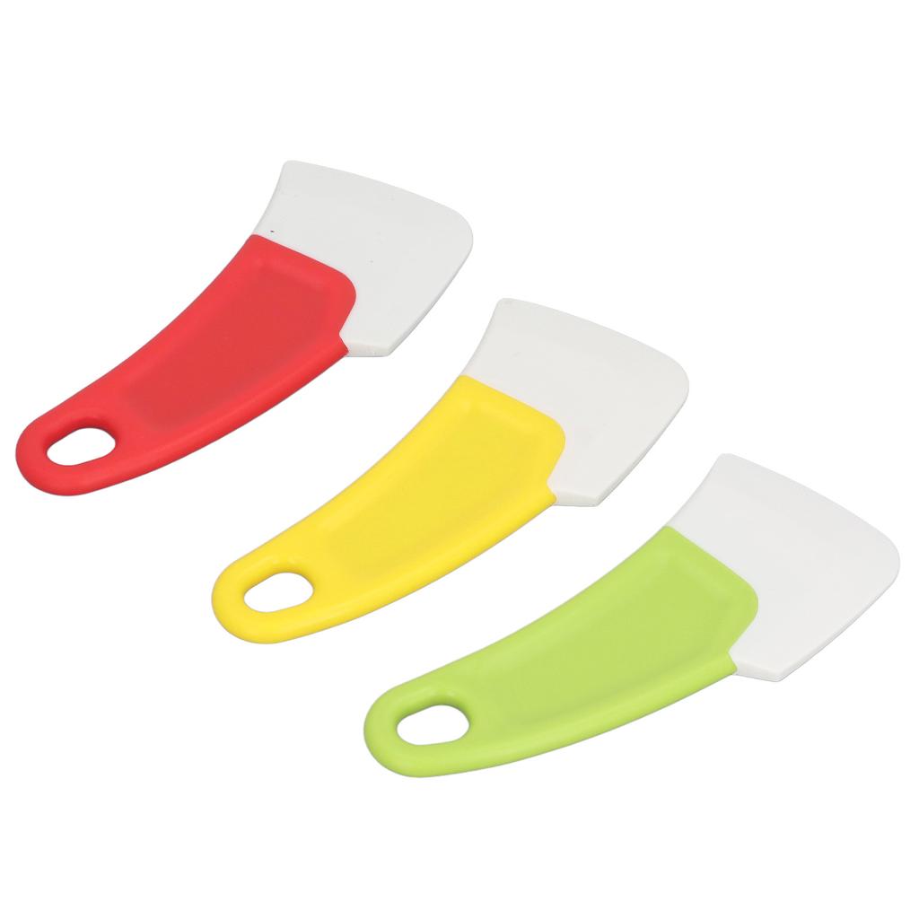 3pcs Silicone Pan Scraper Dish Cleaning Spatula Non Stick Reusable Curved  Kitchen Pan Pot Clean