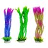 4PCS Realistic Plant Fishtanks Decoration Artificial Water Plant with Base for Office Commercial Aquariums Landscaping