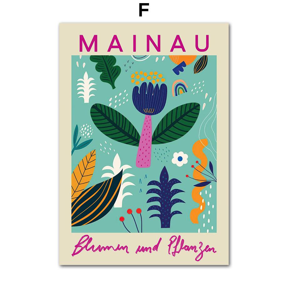 Nordic Poster Und Drucke Abstrakte Bunte Blume Vase Vintage Wand Kunst Leinwand Malerei Wand Bilder Für Wohnzimmer Dekor