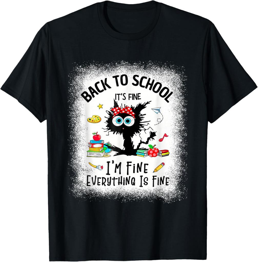 Funny Back to School Teacher Shirt Happy First Day of School unisex T-Shirt