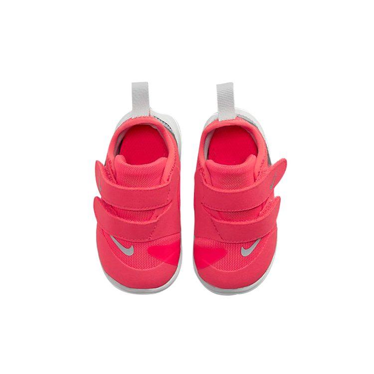 Nike Free RN 5.0 Laser Crimson Abrasion Resistant Breathable Low top Toddler Shoes Dark Pink Infant And Toddler AR4146-610