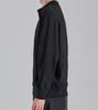 Button Seoul Wool Blend Collared Knit Cardigan (Black)