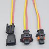 shhworldsea  2pin 3.5mm Fuel Injector Plug 1928403698 Automotive Male and Female Waterproof Connector 936059-1