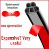 Car Door Sealing Strips: Three-Layer Thickened, Sound Insulation, Dustproof, Noise-Reducing, Waterproof Universal Rubber Strips
