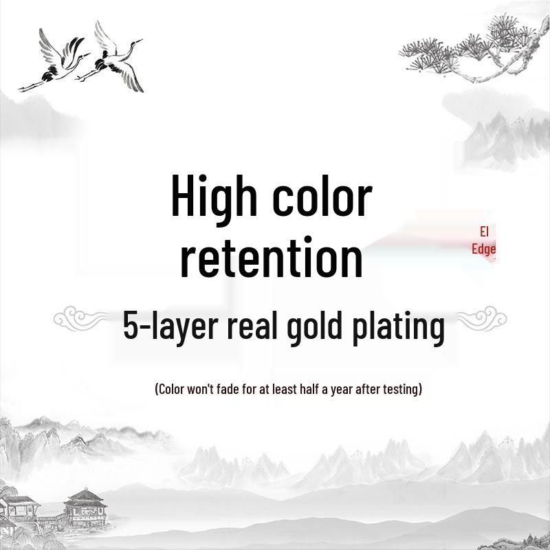 925 Silver Enamel Painted Butterfly & Flower Earrings - Retro Chinese Qipao Style for Women