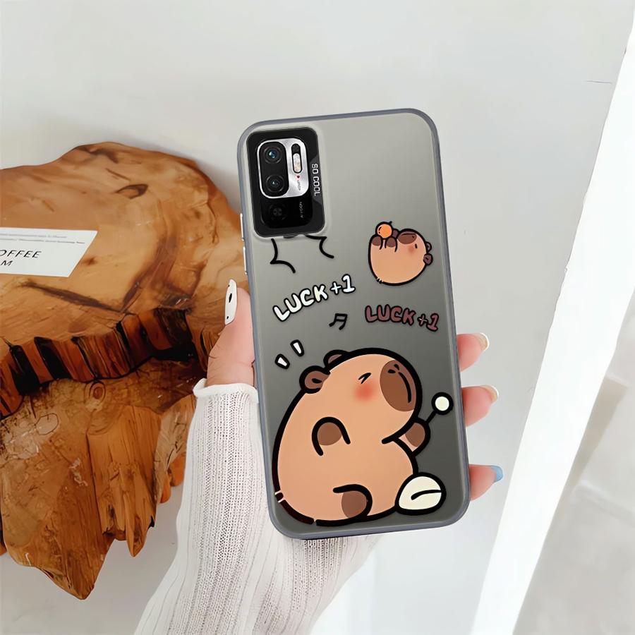 Cute Capibala Soft Shell Phone Case for Xiaomi Poco C50 X3 Pro X3 NFC C61 C51