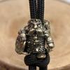 Dwarf Soldier Goblin Brass Knife Beads EDC DIY Woven Bracelets Lanyard Pendant Accessories Men Outdoor Tool Hangings Charms