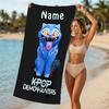 Customizable Personalized Beach Towels Kpop Demon Hunters Themed designs.Suitable for the Beach, Yoga, Sports;ideal As Beach Accessories