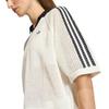 Adidas Originals Loose Classic Short Sleeve Knitted Crochet Polo Shirt Women tops KC6490
