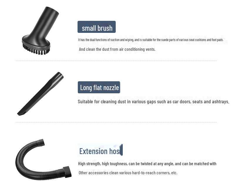 Suitu Cordless Mini Car Vacuum Cleaner - High Power, Super Silent Handheld Vacuum for Home