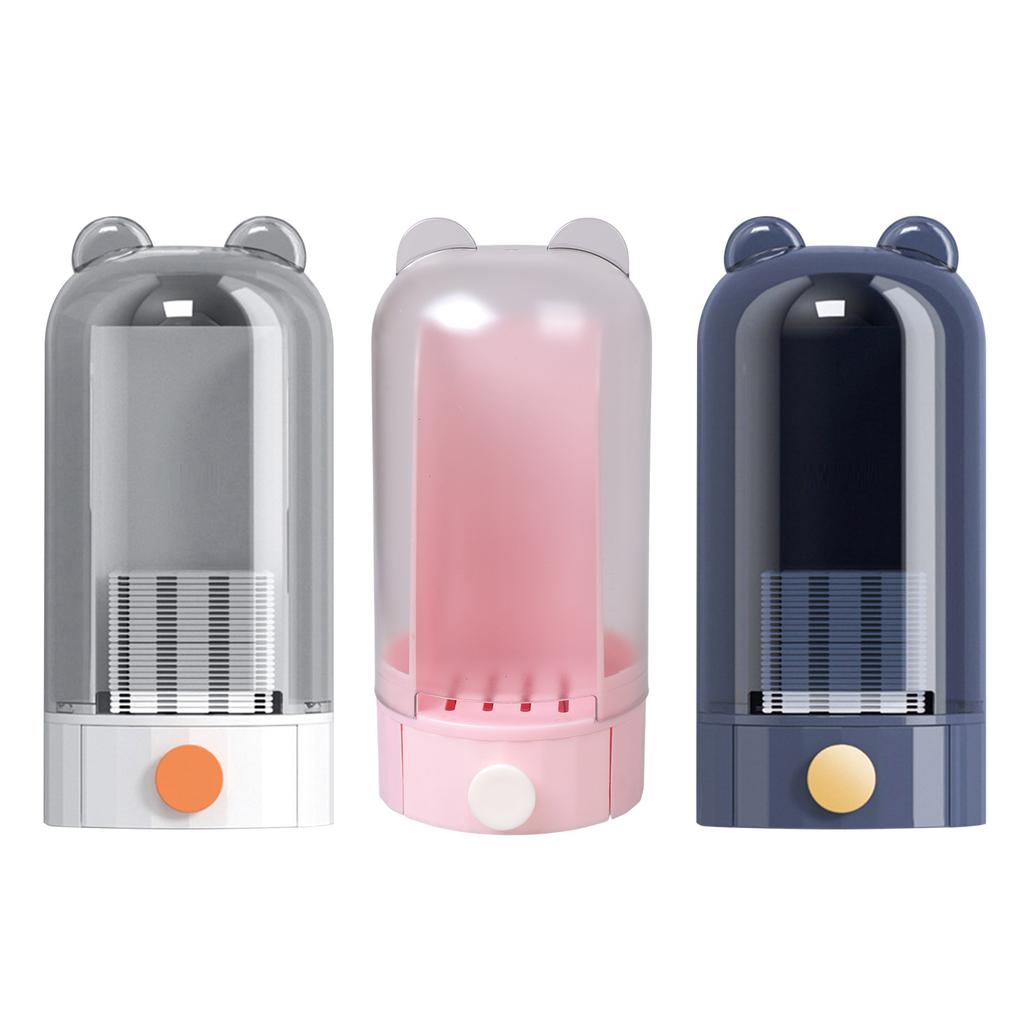 Wall Mounted Cotton Pad Organizers Stylish Cotton Pad Storage Solution Cotton Pad Dispenser For Beauty Enthusiasts