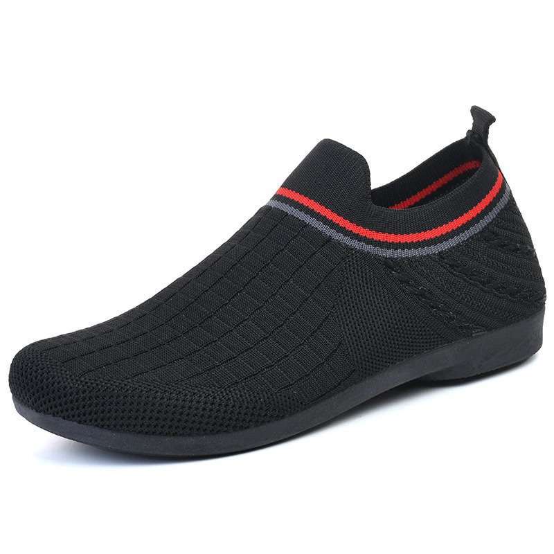 

New old north cloth shoes women s shoes one-pedal beef tendon shoes non-slip soft-soled breathable beef tendon sole cloth shoes women s soft-soled 40 чёрный